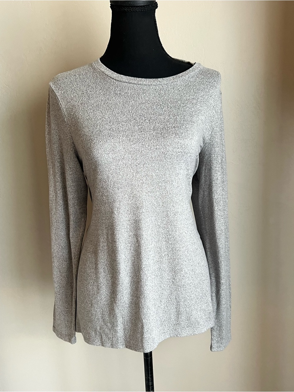 American eagle grey long sleeve knit top